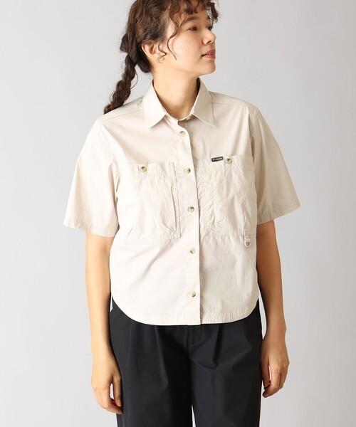 Columbia(コロンビア)の「Columbia/ ウィメンズブレアフォールズウーブンショートスリーブ /コロンビア(シャツ/ブラウス・レディース・ホワイト/ブラック/レッド/ベージュ・XL/M/L/S)」の3枚目の写真