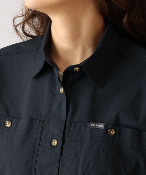 Columbia(コロンビア)の「Columbia/ ウィメンズブレアフォールズウーブンショートスリーブ /コロンビア(シャツ/ブラウス・レディース・ホワイト/ブラック/レッド/ベージュ・XL/M/L/S)」の6枚目の写真