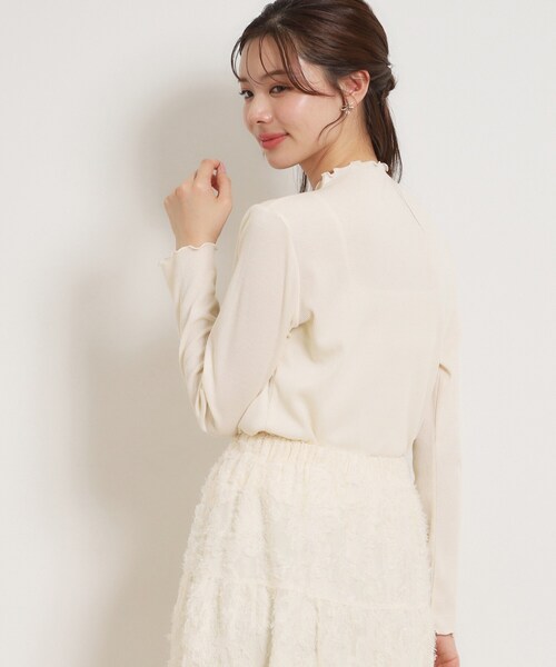 couture brooch（クチュールブローチ）の「【プチプラ】シアーテレコインナー（Tシャツ/カットソー・レディース・ブラック/アイボリー系3/ピンク系その他・36/38/40/42）」の20枚目の写真