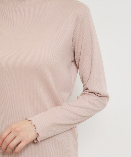 couture brooch（クチュールブローチ）の「【プチプラ】シアーテレコインナー（Tシャツ/カットソー・レディース・ブラック/アイボリー系3/ピンク系その他・36/38/40/42）」の12枚目の写真