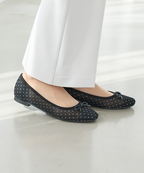 Honeys（ハニーズ）の「バレエシューズ（バレエシューズ・レディース・ホワイト系その他/ブラック系その他・22.5/23.0/23.5/24.0/24.5）」の9枚目の写真