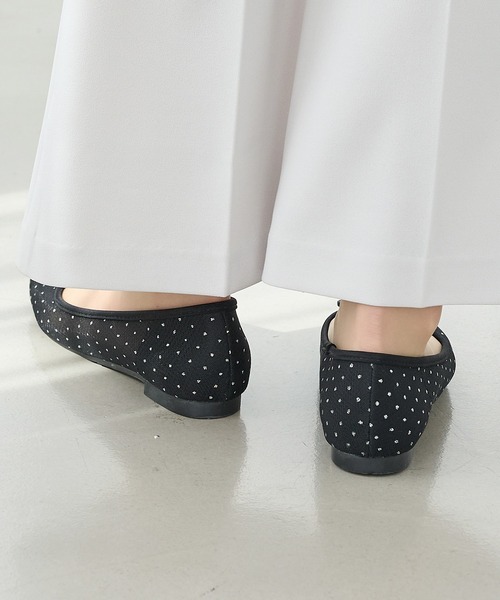 Honeys（ハニーズ）の「バレエシューズ（バレエシューズ・レディース・ホワイト系その他/ブラック系その他・22.5/23.0/23.5/24.0/24.5）」の10枚目の写真