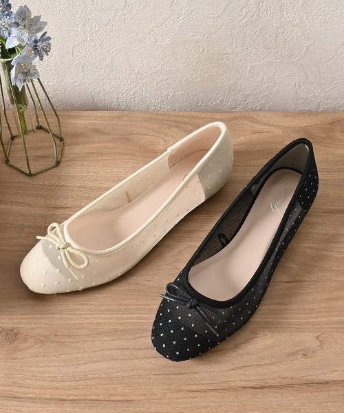 Honeys（ハニーズ）の「バレエシューズ（バレエシューズ・レディース・ホワイト系その他/ブラック系その他・22.5/23.0/23.5/24.0/24.5）」の11枚目の写真