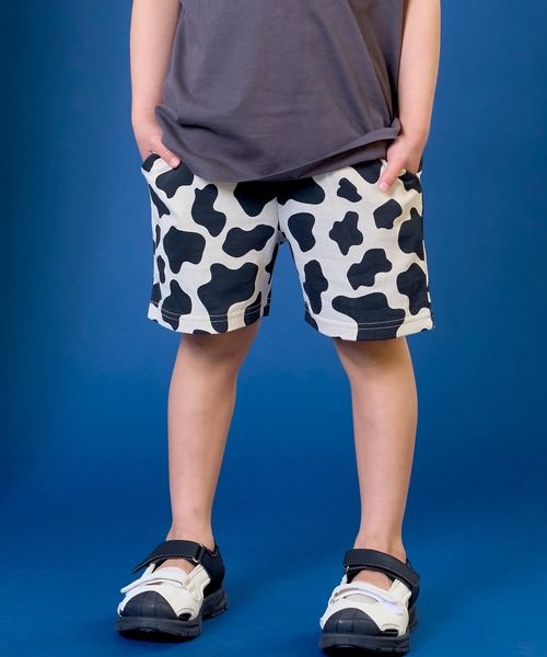 Life Support Products（ライフサポートプロダクツ）の「ミニ裏毛ソウガラショートパンツ（その他パンツ・キッズ・レッド/グリーン/ブラウン/ブラック/ストライプ/ミント・100/95/90/80/110/150/140/130/120）」の2枚目の写真