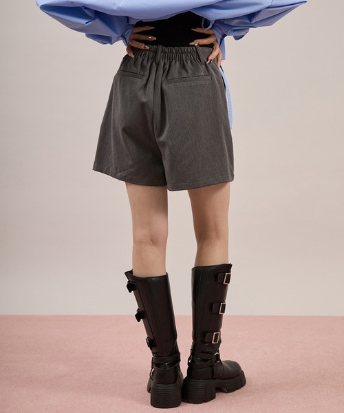 apres jour mignon(アプレジュールミニョン)の「ハイウエストショートパンツ(その他パンツ・レディース・グレー/ブラック・X-LARGE/フリー)」の21枚目の写真