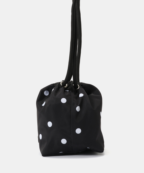 OUTDOOR PRODUCTS（アウトドアプロダクツ）の「OUTDOOR PRODUCTS / アウトドアプロダクツ ex drawstring bag（ショルダーバッグ・レディース・ブラック系その他/キャメル/ブラック・FREE）」の6枚目の写真