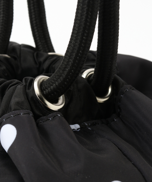 OUTDOOR PRODUCTS（アウトドアプロダクツ）の「OUTDOOR PRODUCTS / アウトドアプロダクツ ex drawstring bag（ショルダーバッグ・レディース・ブラック系その他/キャメル/ブラック・FREE）」の12枚目の写真