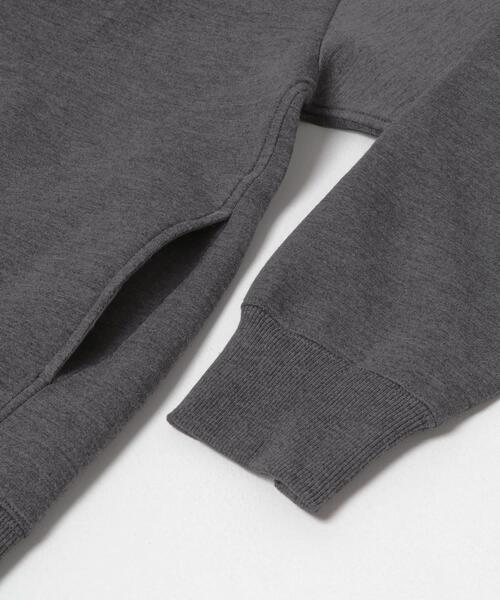 ITEMS URBANRESEARCH（アイテムズ アーバンリサーチ）の「ダンボールオーバーサイズパーカー（パーカー・レディース・グレー/ホワイト系その他/チャコールグレー・FREE）」の20枚目の写真