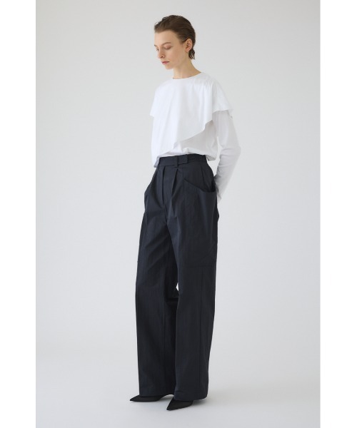 RIM.ARK(リムアーク)の「Large pocket PT ラージ ポケット パンツ(スラックス・レディース・ブラック/ネイビー・38/36)」の5枚目の写真