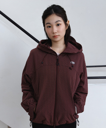 PARAKEET（パラキート）の「プレイドライトテックウィンドジャケット（ワイン）（その他アウター）」