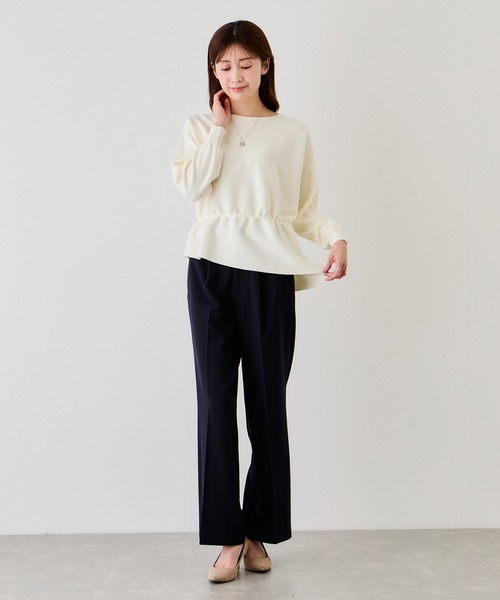 Jayro(ジャイロ)の「ウェストドロストプルオーバー(Tシャツ/カットソー・レディース・ブラック/ベージュ/ホワイト系その他・M)」の14枚目の写真
