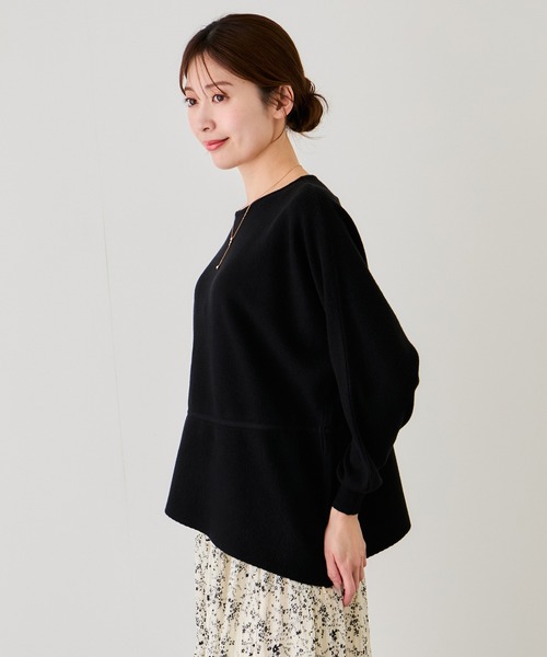 Jayro(ジャイロ)の「ウェストドロストプルオーバー(Tシャツ/カットソー・レディース・ブラック/ベージュ/ホワイト系その他・M)」の19枚目の写真