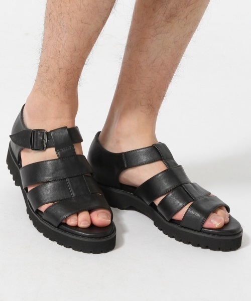 RAGEBLUE(レイジブルー)の「グルカサンダル/713008(サンダル・メンズ・ブラウン/ブラック・MEDIUM/LARGE)」の9枚目の写真