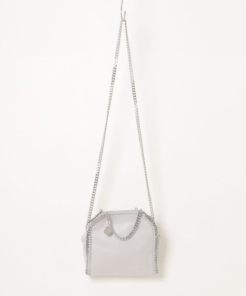 STELLA McCARTNEY(ステラマッカートニー)の「Falabella Tiny Tote Bag / ファラベラ タイニー トートバッグ(ショルダーバッグ・レディース・グレー系その他・ONE SIZE)」の2枚目の写真