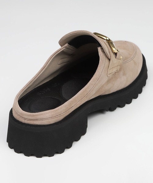 BARCLAY（バークレー）の「BARCLAY（バークレー）サボローファー（ローファー・レディース・ブラック/ベージュ・22cm/22.5cm/23.5cm/24cm/23cm/24.5cm）」の9枚目の写真