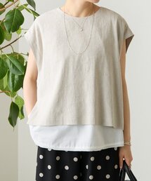 BEARDSLEY | リネンショートベスト(シャツ/ブラウス)