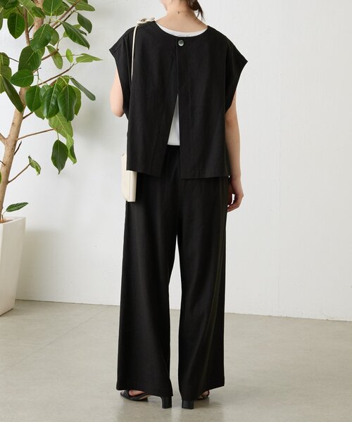 リネンショートベスト（シャツ/ブラウス）｜BEARDSLEY（ビアズリー）の