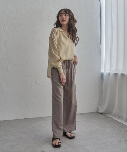 notch.（ノッチ）の「シアースキッパートップス（シャツ/ブラウス・レディース・ブラック/ダークブルー/オフホワイト・M）」の19枚目の写真