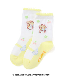 SLAP SLIP（スラップスリップ）の「【シナモロール/ポムポムプリン×SLAPSLIP】履き口スカラップソックス(13~21cm)（ソックス/靴下）」