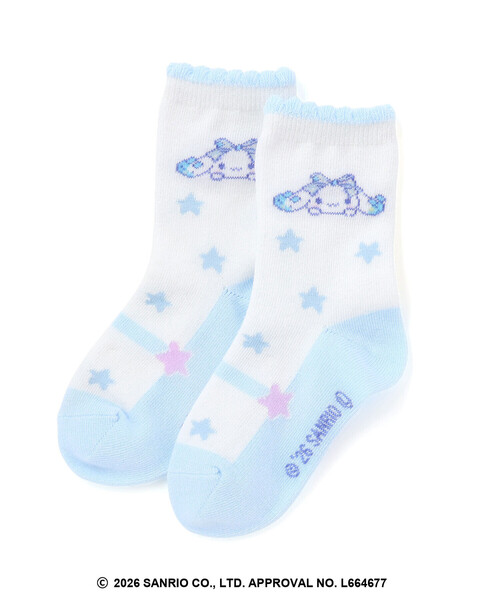 SLAP SLIP(スラップスリップ)の「【シナモロール/ポムポムプリン×SLAPSLIP】履き口スカラップソックス(13~21cm)(ソックス/靴下・キッズ・イエロー/ブルー・S/L/M)」の6枚目の写真