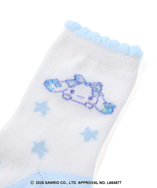 SLAP SLIP(スラップスリップ)の「【シナモロール/ポムポムプリン×SLAPSLIP】履き口スカラップソックス(13~21cm)(ソックス/靴下・キッズ・イエロー/ブルー・S/L/M)」の7枚目の写真