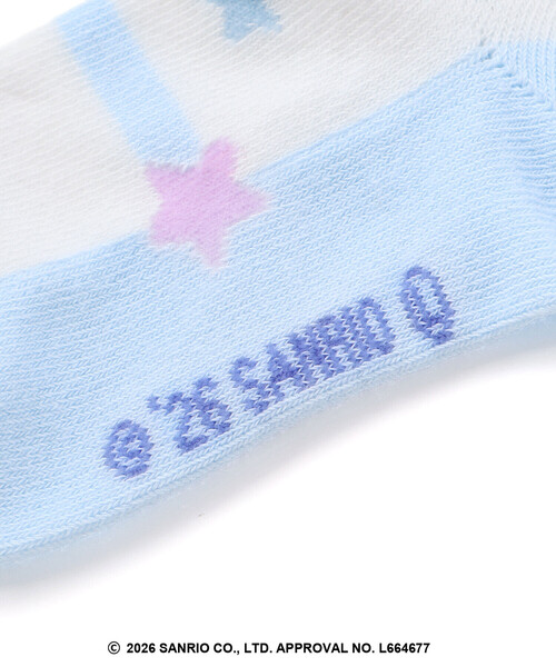 SLAP SLIP(スラップスリップ)の「【シナモロール/ポムポムプリン×SLAPSLIP】履き口スカラップソックス(13~21cm)(ソックス/靴下・キッズ・イエロー/ブルー・S/L/M)」の9枚目の写真