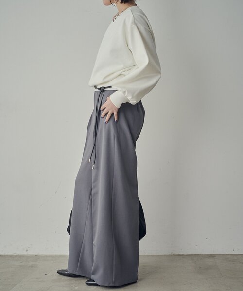 goocy(グーシー)の「ボートネックスウェット(Tシャツ/カットソー・レディース・ブラック/ホワイト/グレー/ピンク・FREE)」の10枚目の写真