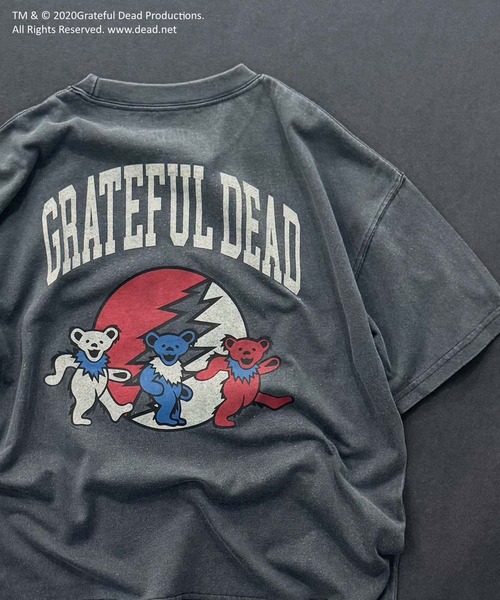 Grateful Dead（グレイトフルデッド）の「【GRATEFUL DEAD/グレイトフルデッド】ピグメント加工 オーバーサイズ Tシャツ（Tシャツ/カットソー・キッズ・ダークグリーン/ブラック系その他/チャコール/ネイビー/ブラック/グレー系その他・110/120/130/140/150/160）」の14枚目の写真