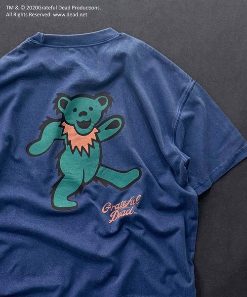 Grateful Dead（グレイトフルデッド）の「【GRATEFUL DEAD/グレイトフルデッド】ピグメント加工 オーバーサイズ Tシャツ（Tシャツ/カットソー・キッズ・ダークグリーン/ブラック系その他/チャコール/ネイビー/ブラック/グレー系その他・110/120/130/140/150/160）」の15枚目の写真