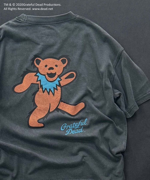 Grateful Dead（グレイトフルデッド）の「【GRATEFUL DEAD/グレイトフルデッド】ピグメント加工 オーバーサイズ Tシャツ（Tシャツ/カットソー・キッズ・ダークグリーン/ブラック系その他/チャコール/ネイビー/ブラック/グレー系その他・110/120/130/140/150/160）」の17枚目の写真