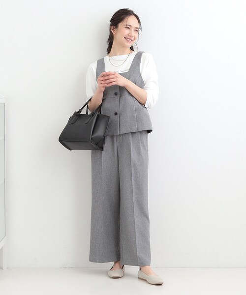 SHOO・LA・RUE（シューラルー）の「ハンドルカクシボトートバッグ（トートバッグ・レディース・グレー/ブラウン系その他/ブラック・00）」の7枚目の写真