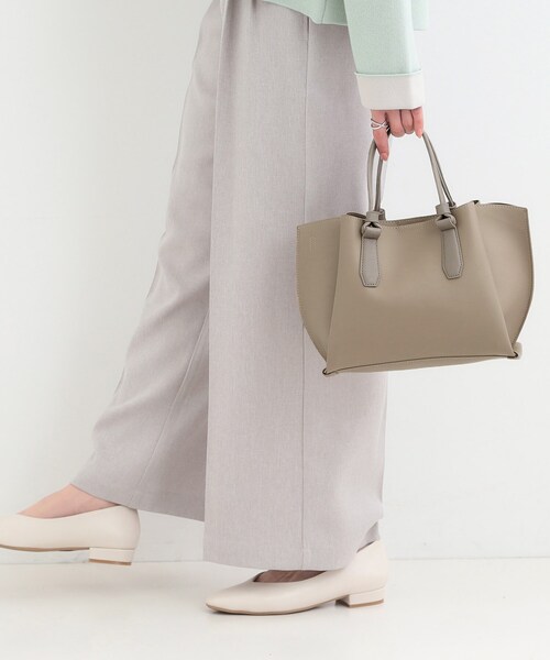 SHOO・LA・RUE（シューラルー）の「ハンドルカクシボトートバッグ（トートバッグ・レディース・グレー/ブラウン系その他/ブラック・00）」の8枚目の写真