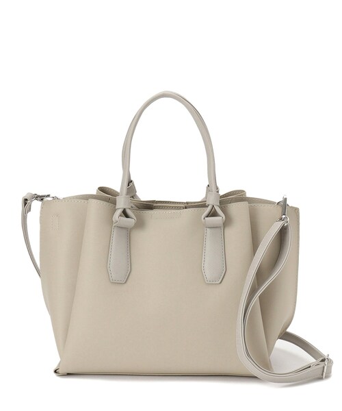 SHOO・LA・RUE（シューラルー）の「ハンドルカクシボトートバッグ（トートバッグ・レディース・グレー/ブラウン系その他/ブラック・00）」の10枚目の写真