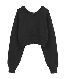 L.H.P（エルエイチピー）の「CLANE/クラネ/W FACE SHORT KNIT CARDIGAN（カーディガン/ボレロ）」