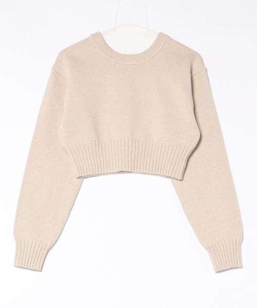 CLANE（クラネ）の「CLANE/クラネ/W FACE SHORT KNIT CARDIGAN（カーディガン/ボレロ・レディース・ブルー/ブラック/アイボリー・1）」の22枚目の写真