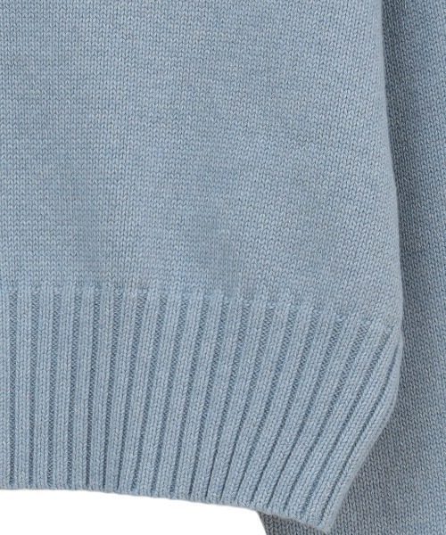 CLANE（クラネ）の「CLANE/クラネ/W FACE SHORT KNIT CARDIGAN（カーディガン/ボレロ・レディース・ブルー/ブラック/アイボリー・1）」の19枚目の写真