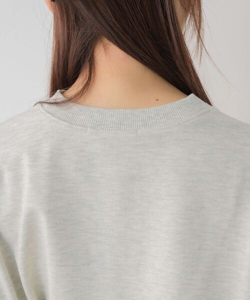 RETRO GIRL（レトロガール）の「ロゴ刺繍トレーナー（スウェット・レディース・ライトグレー/ホワイト系その他/ブルー・FREE）」の9枚目の写真