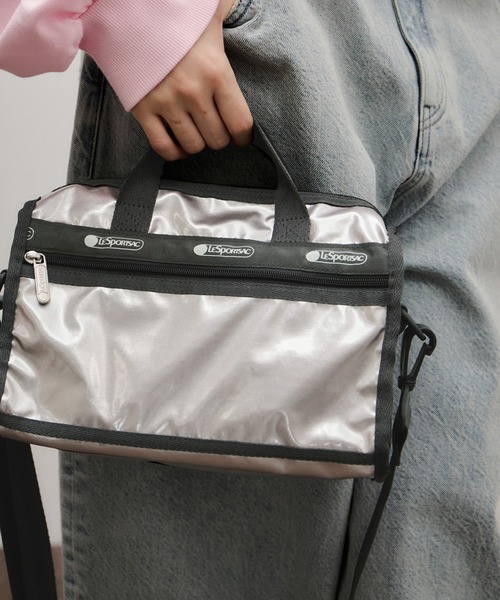 LeSportsac（レスポートサック）の「【LeSportsac for ADAM ET ROPE'】Exclusive Mini Duffel Crosbody（ショルダーバッグ・レディース・シルバー・FREE）」の8枚目の写真