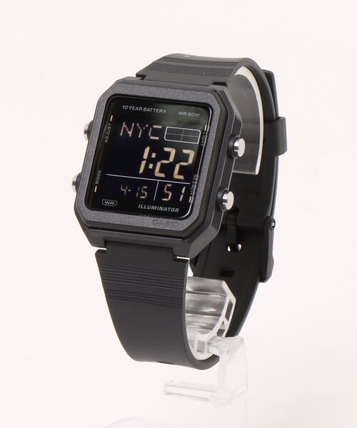 CASIO(カシオ)の「CASIO カシオ / デジタル腕時計 5気圧防水 ミッドサイズ 38.4mm //// Wシリーズ(デジタル腕時計・メンズ・アイボリー/ブラック/ブラック×ブラック・FREE)」の8枚目の写真