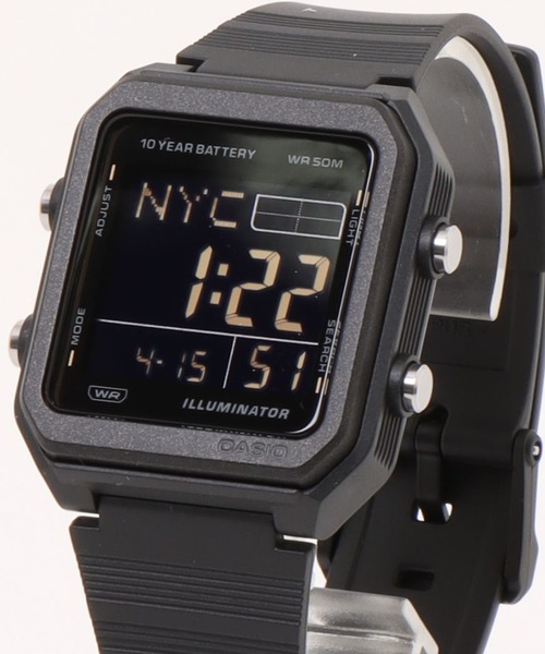 CASIO(カシオ)の「CASIO カシオ / デジタル腕時計 5気圧防水 ミッドサイズ 38.4mm //// Wシリーズ(デジタル腕時計・メンズ・アイボリー/ブラック/ブラック×ブラック・FREE)」の10枚目の写真