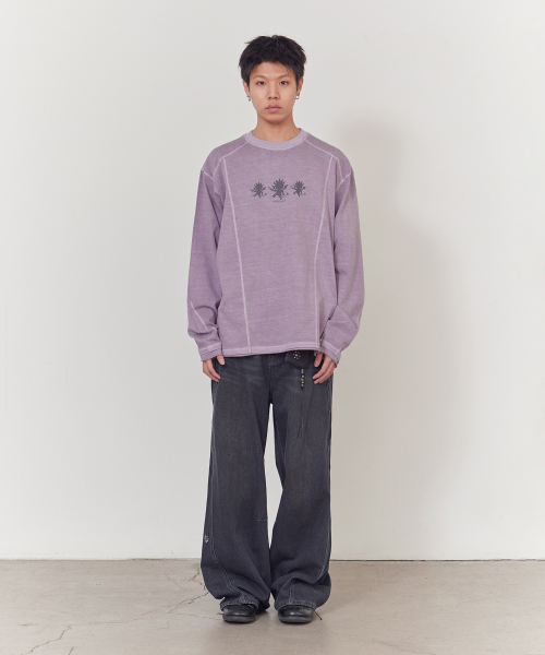 TONY LAWRENCE(トニーローレンス)の「ピグメントデビルロングスリーブパープル(Tシャツ/カットソー・レディース・その他・1/2)」の2枚目の写真