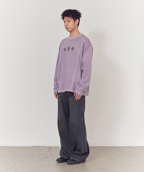 TONY LAWRENCE(トニーローレンス)の「ピグメントデビルロングスリーブパープル(Tシャツ/カットソー・レディース・その他・1/2)」の3枚目の写真