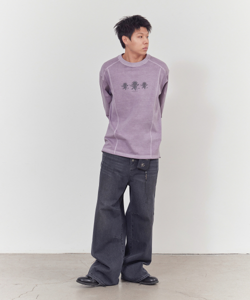 TONY LAWRENCE(トニーローレンス)の「ピグメントデビルロングスリーブパープル(Tシャツ/カットソー・レディース・その他・1/2)」の4枚目の写真