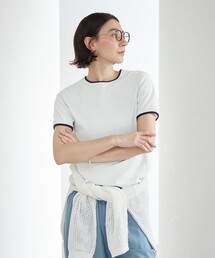 BEAUTY&YOUTH UNITED ARROWS | シアー パイル リンガーTシャツ(Tシャツ/カットソー)