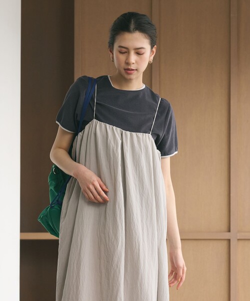 BEAUTY&YOUTH UNITED ARROWS(ビューティーアンドユースユナイテッドアローズ)の「シアー パイル リンガーTシャツ(Tシャツ/カットソー・レディース・ダークグレー/ライム/ブラウン/オフホワイト・FREE)」の18枚目の写真