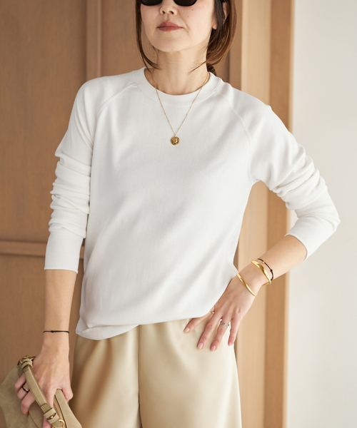 plage(プラージュ)の「《追加》premiumフライス long Tシャツ(Tシャツ/カットソー・レディース・ブラック/ホワイト・FREE)」の16枚目の写真