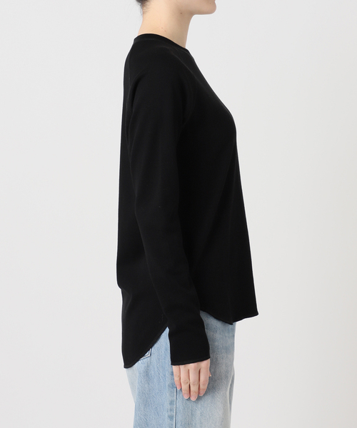 plage(プラージュ)の「《追加》premiumフライス long Tシャツ(Tシャツ/カットソー・レディース・ブラック/ホワイト・FREE)」の22枚目の写真