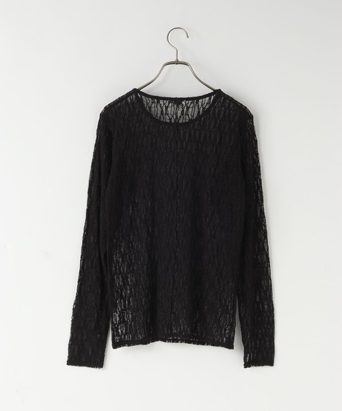 LOWRYS FARM(ローリーズファーム)の「ソウレースLS 669785(Tシャツ/カットソー・レディース・ホワイト/アイボリー/ブラック・FREE)」の6枚目の写真