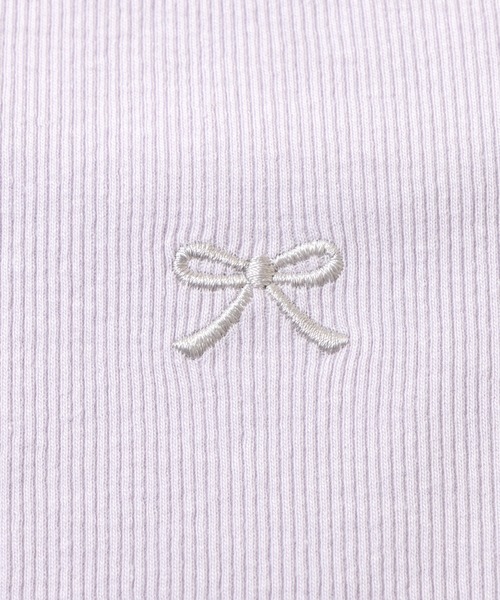 ever closet(エバークローゼット)の「ストレッチリブ半袖Tシャツ(Tシャツ/カットソー・キッズ・ラベンダー/ブラック/ホワイト×ブラック/オフホワイト・100cm/110cm/120cm/130cm/140cm/150cm/90cm/80cm)」の21枚目の写真