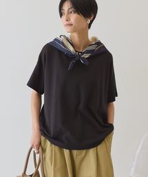 プルオーバー」に該当するレディースのTシャツ/カットソー（ブラック